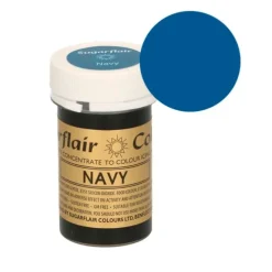 Colorante azul marino 25 g - Sin gluten - Sugarflair