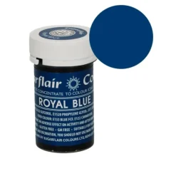 Colorante azul real 25 g - Sin gluten - Sugarflair