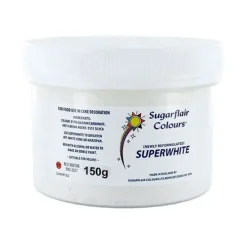 Colorante blanco intenso (polvo) 150 g - Sugarflair