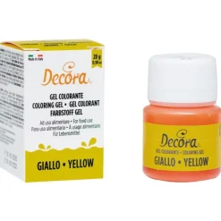 Colorante en gel amarillo 28 g - Decora