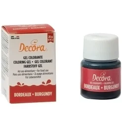 Colorante en gel burdeos 28 g - Decora