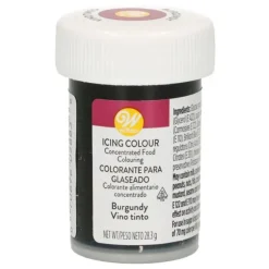 Colorante en gel burdeos o vino tinto 28 gr - Wilton