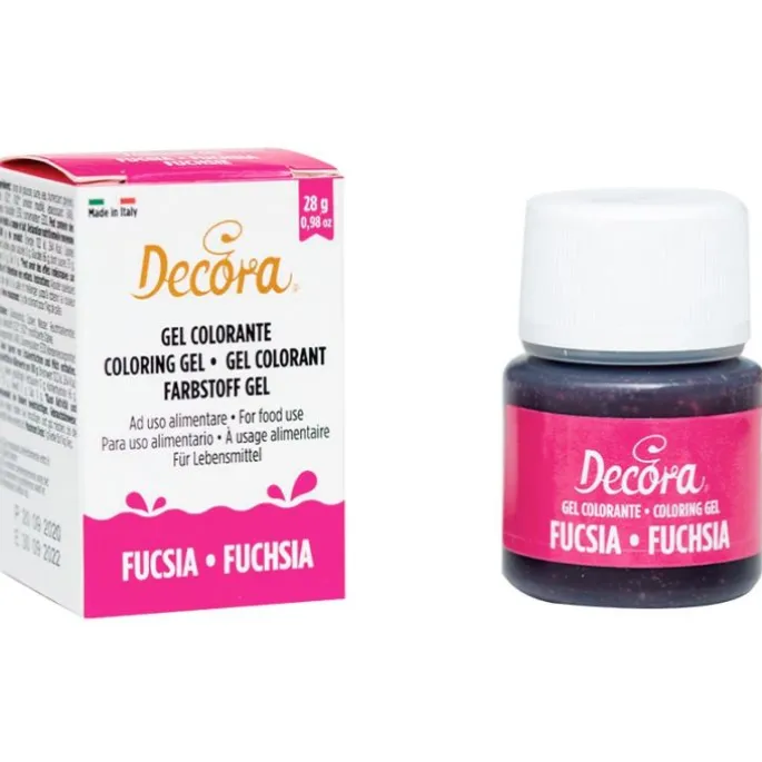 Colorante en gel fucsia 28 g - Decora
