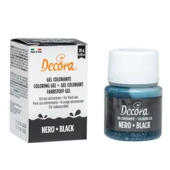 Colorante en gel negro 28 g - Decora