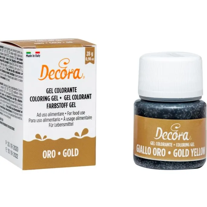Colorante en gel oro 28 g - Decora