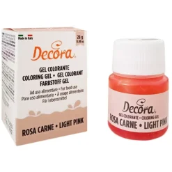 Colorante en gel rosa carne 28 g - Decora
