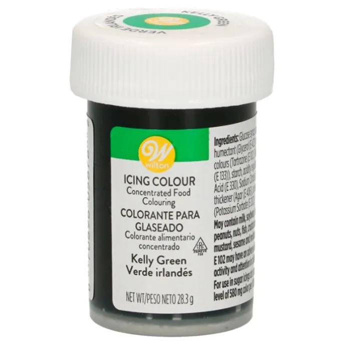 Colorante en gel verde irlandés o verde kelly 28 gr - Wilton