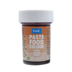 Colorante en pasta marrón 25 ml - PME
