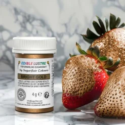 Colorante en polvo brillante oro brillante 4 g - Sugarflair