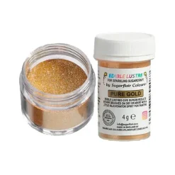 Colorante en polvo brillante oro puro 4 g - Sugarflair