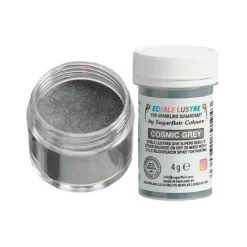 Colorante en polvo brillante gris cósmico 4 g - Sugarflair