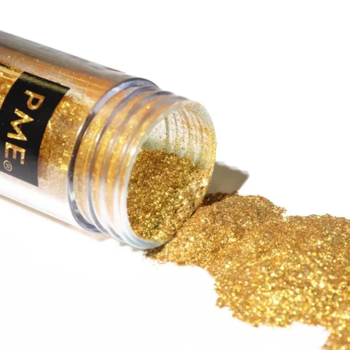 Colorante en polvo brillante Lustre Snow oro 10 g - PME