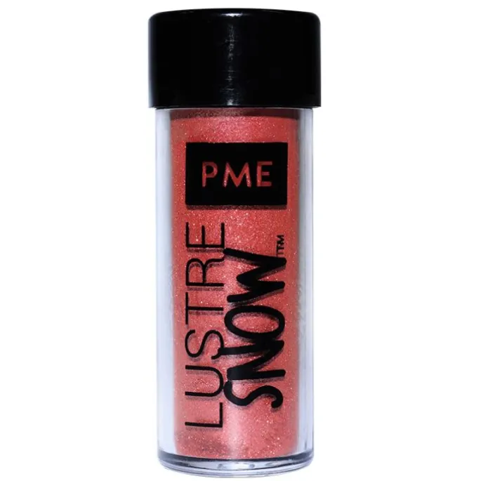 Colorante en polvo brillante Lustre Snow rojo 10 g - PME