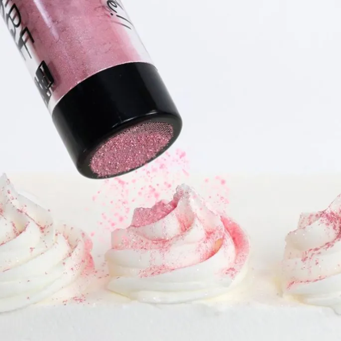 Colorante en polvo brillante Lustre Snow rosa 10 g - PME