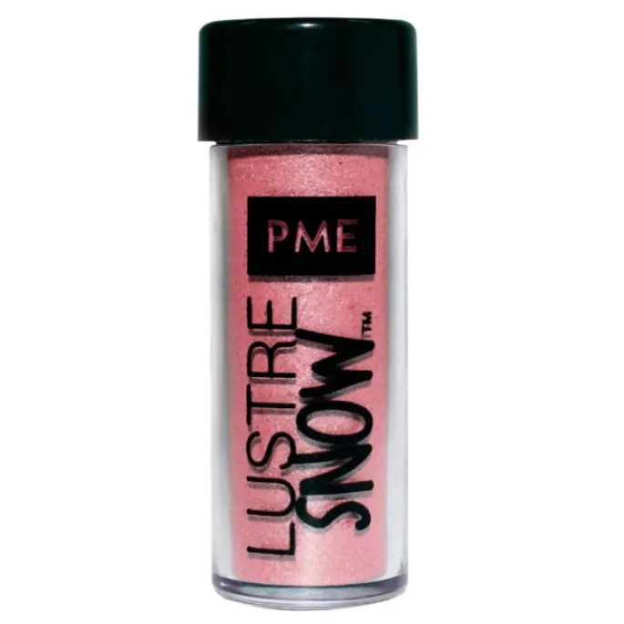 Colorante en polvo brillante Lustre Snow rosa 10 g - PME