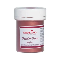 Colorante en polvo liposoluble perla rubí 5 g - Sin gluten - Saracino