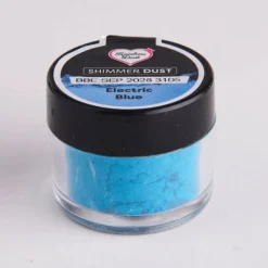Colorante en polvo metalizado Shimmer Dust azul eléctrico 3 g - Rainbow Dust