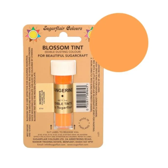 Colorante en polvo naranja mandarina 7 ml - Sugarflair