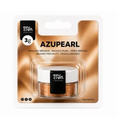 Colorante en polvo perlado bronce 3 g Azupearl - Sin gluten - Azucren