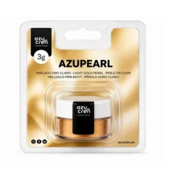 Colorante en polvo perlado dorado claro 3 g Azupearl - Sin gluten - Azucren