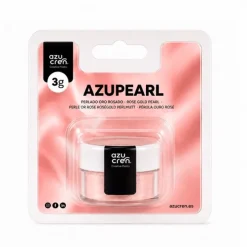 Colorante en polvo perlado dorado rosado 3 g Azupearl - Sin gluten - Azucren