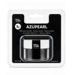 Colorante en polvo perlado negro 3 g Azupearl - Sin gluten - Azucren