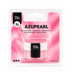 Colorante en polvo perlado rosa 3 g Azupearl - Sin gluten - Azucren
