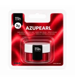 Colorante en polvo perlado rojo oscuro 3 g Azupearl - Sin gluten - Azucren