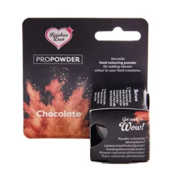 Colorante en polvo ProPowder marrón chocolate 4 g - Rainbow Dust