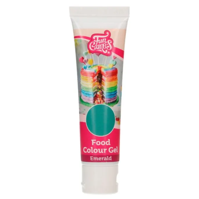 Colorante gel azul esmeralda 30 g FunColours - Funcakes