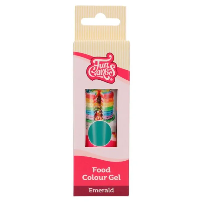 Colorante gel azul esmeralda 30 g FunColours - Funcakes