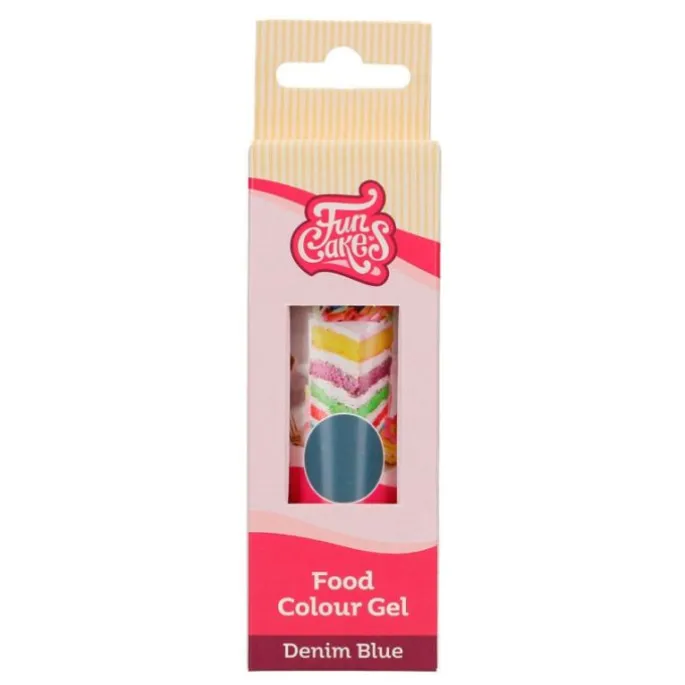 Colorante gel azul vaquero 30 g FunColours - Funcakes
