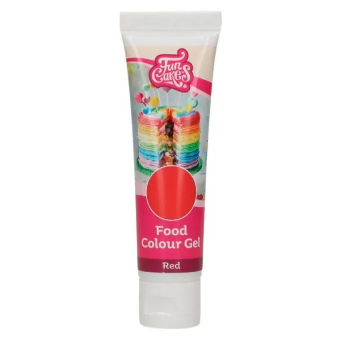 Colorante gel Rojo 30 g FunColours - Funcakes