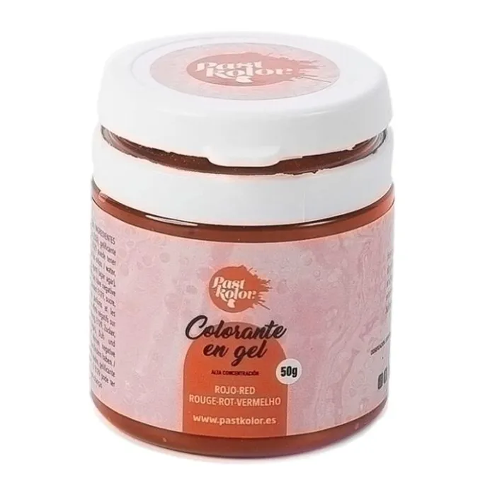 Colorante gel rojo 50 g - Pastkolor