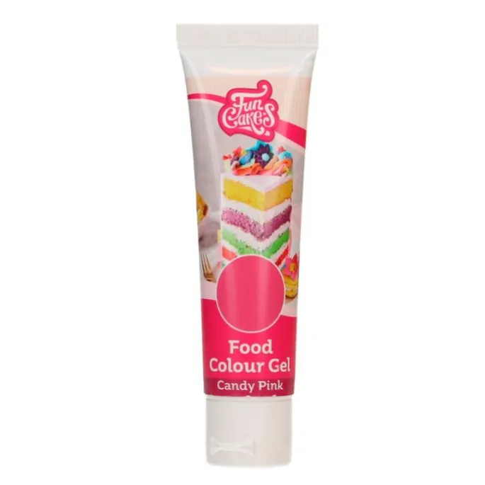 Colorante gel rosa candy 30 g FunColours - Funcakes