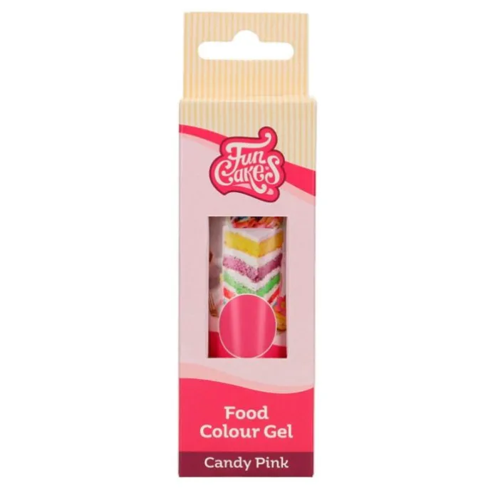 Colorante gel rosa candy 30 g FunColours - Funcakes