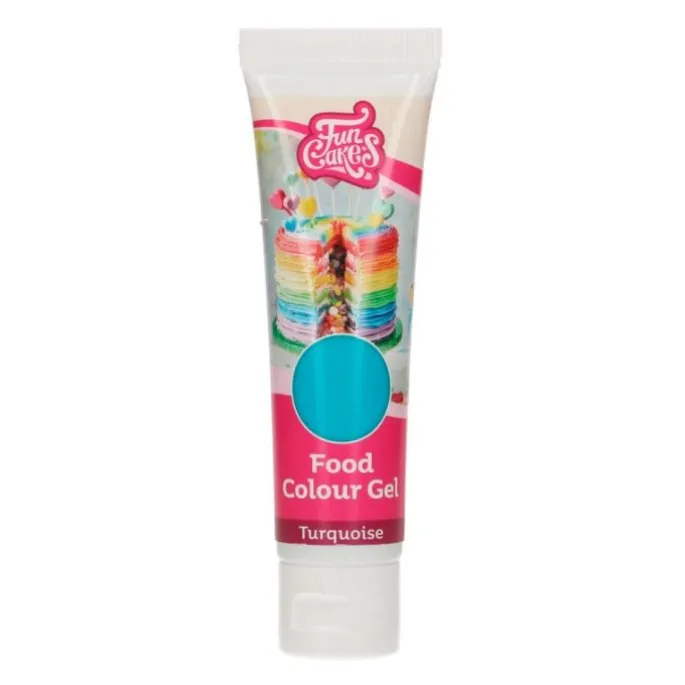 Colorante gel Turquesa 30 g FunColours - Funcakes
