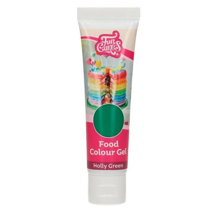 Colorante gel Verde acebo 30 g FunColours - Funcakes