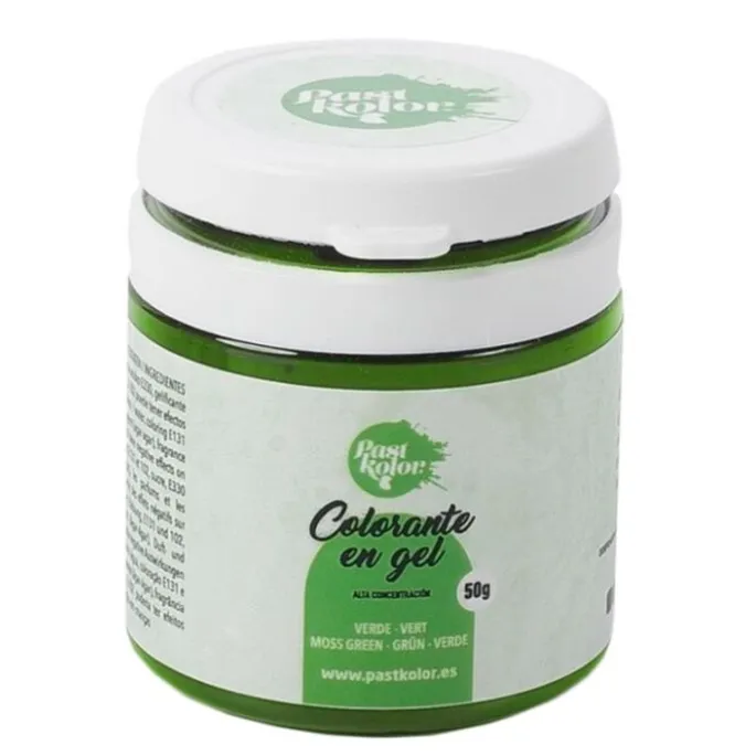 Colorante gel verde 50 g - Pastkolor