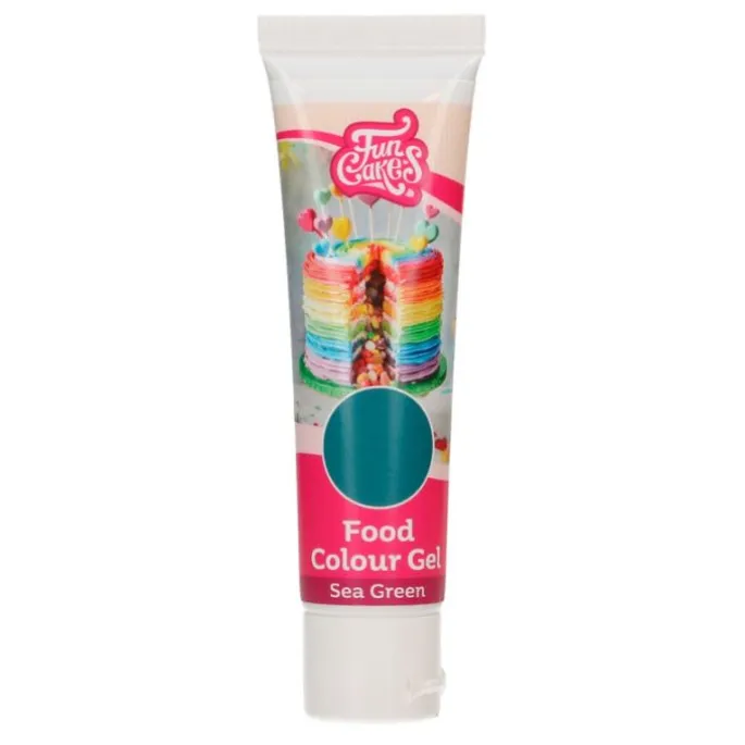 Colorante gel verde mar 30 g FunColours - Funcakes