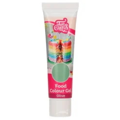 Colorante gel verde oliva 30 g FunColours - Funcakes