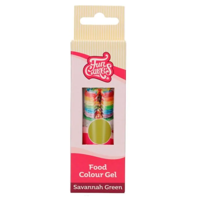 Colorante gel verde sabana 30 g FunColours - Funcakes