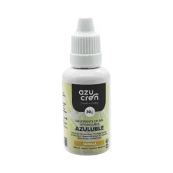 Colorante liposoluble gel amarillo vainilla Azuluble 30 g - Sin gluten - Azucren