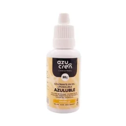 Colorante liposoluble gel amarillo Azuluble 30 g - Sin gluten - Azucren