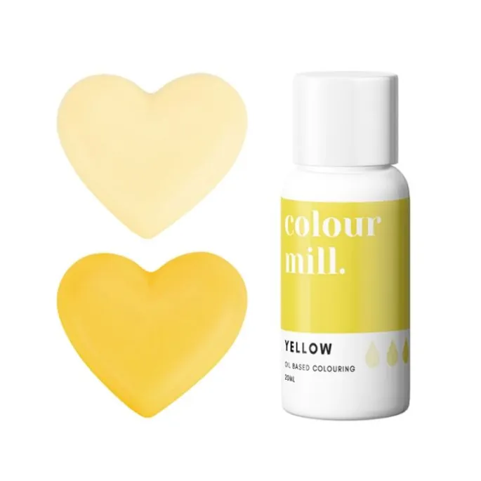 Colorante liposoluble gel amarillo 20 ml - Colour Mill
