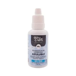 Colorante liposoluble gel azul cielo Azuluble 30 g - Sin gluten - Azucren