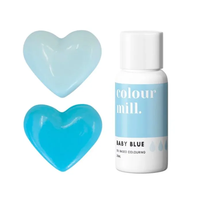 Colorante liposoluble gel azul bebé 20 ml - Colour Mill