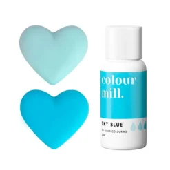 Colorante liposoluble gel azul cielo 20 ml - Colour Mill
