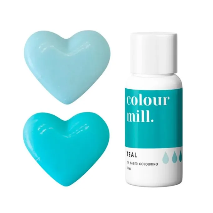 Colorante liposoluble gel azul verdoso 20 ml - Colour Mill