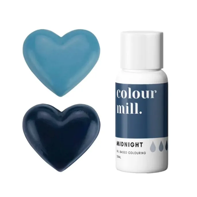 Colorante liposoluble gel azul medianoche 20 ml - Colour Mill